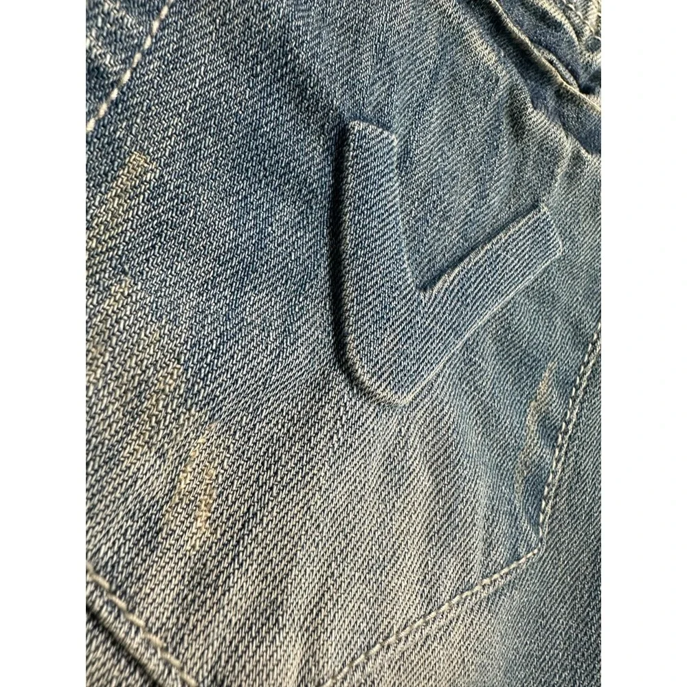 Vintage Bindwood Denim Capris NWT McBling Cyber Grunge Cropped Jeans 29 NWT